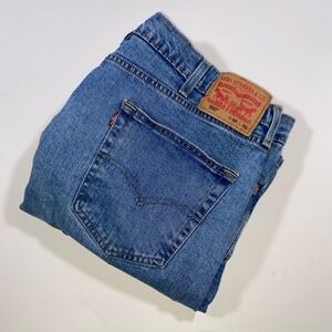 Levis 550 Relaxed Fit Tapered‎ Leg Blue Denim Mens Jeans W40 L30 Medium Wash